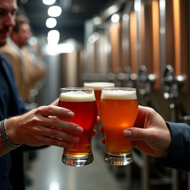 Irish craft brewery with artisan beer tasting